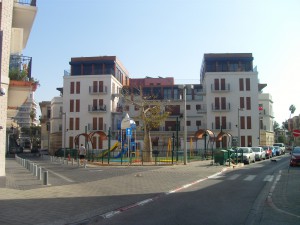 One of the new townhouses in Jaffa, South Tel Aviv. Photo: GB