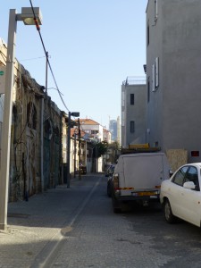 and old and new right next to each other in Jaffa, South Tel Aviv. Photo: PS