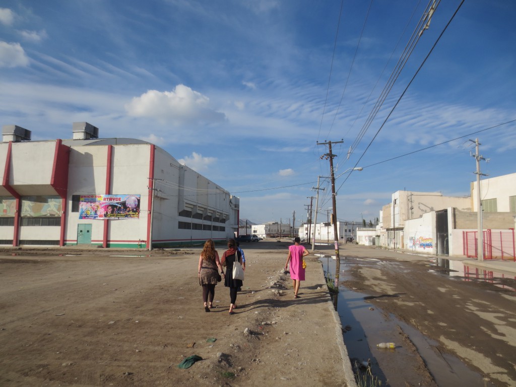 Innenstadt von Ciudad Juárez in unmittelbarer Nähe zur mexikanisch-us-amerikanischen Grenze